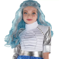 Kids' Disney Zombies 3 Addison Alien Costume, Blue/Silver Dress