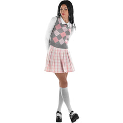 90s Plaid Mini Skirt Costume Accessory - L/XL