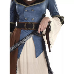 Adult Posh Pirate Blue/Brown Dress