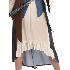 Adult Posh Pirate Blue/Brown Dress