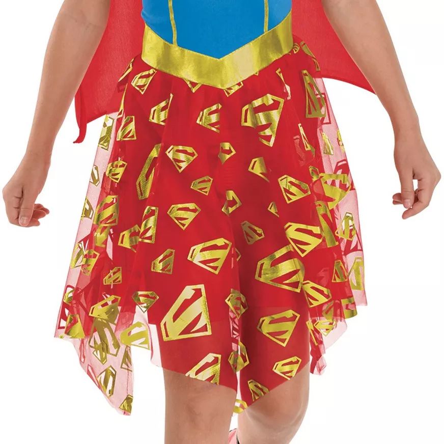 Kids' Supergirl Dress & Cape Costume