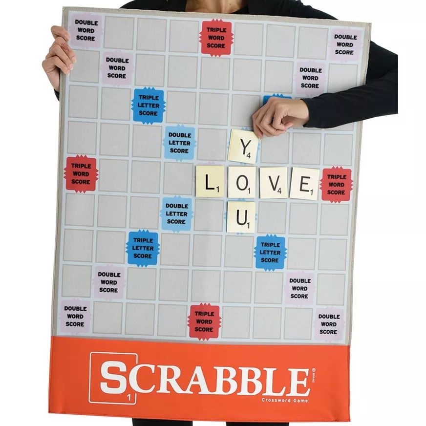 Scrabble Gameboard, Grey, One Size, Wearable Costume