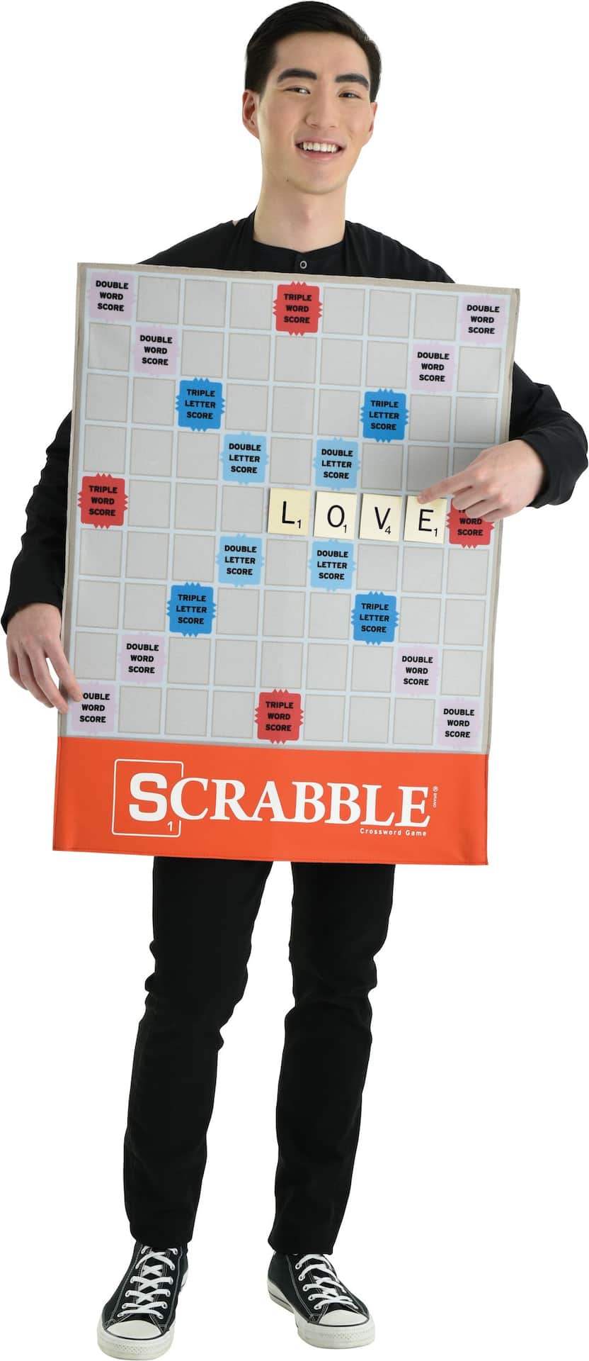 Scrabble Gameboard, Grey, One Size, Wearable Costume