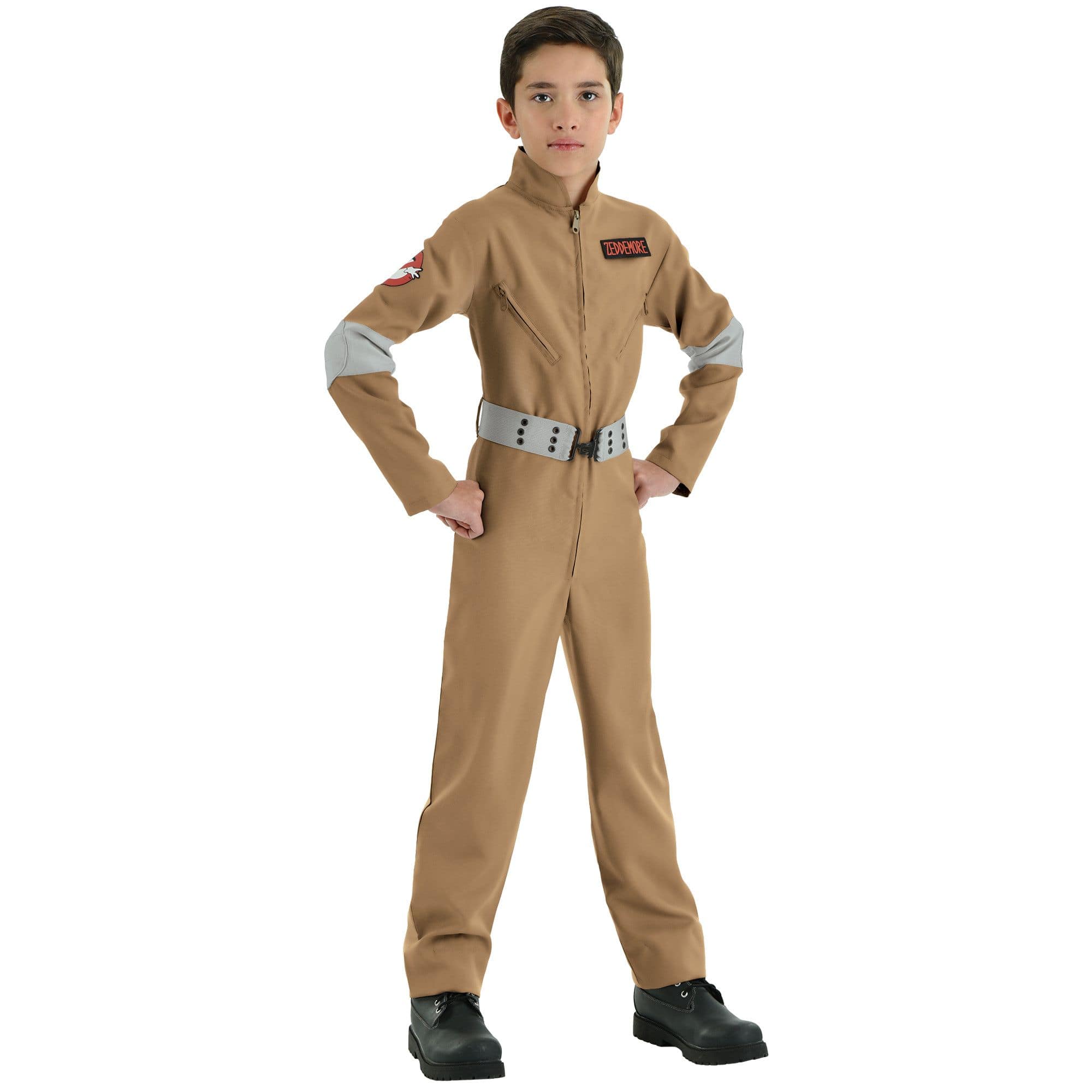 Kids' Ghostbusters Tan Jumpsuit Costume, Assorted Sizes