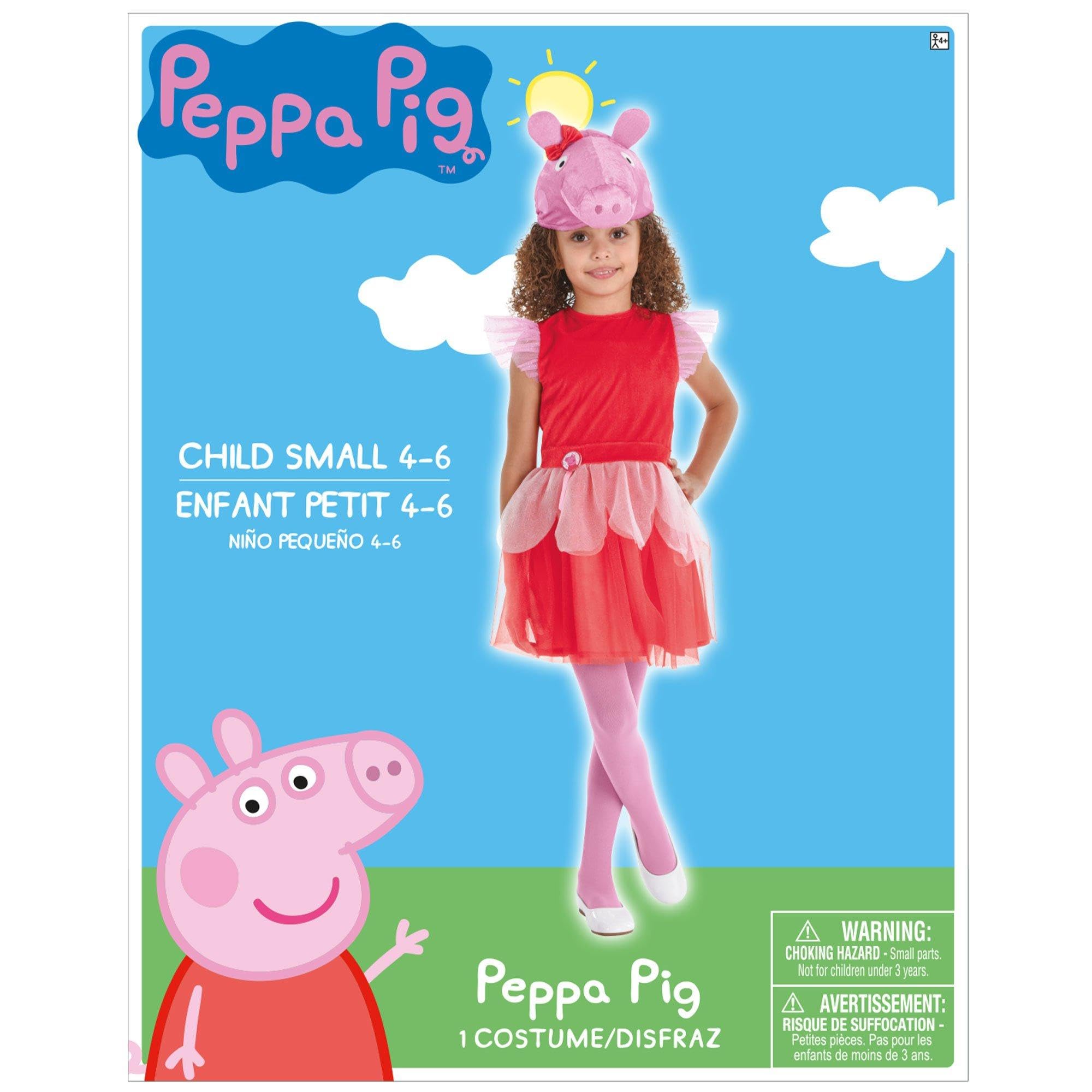 Peppa Pig Girls Costume - Small