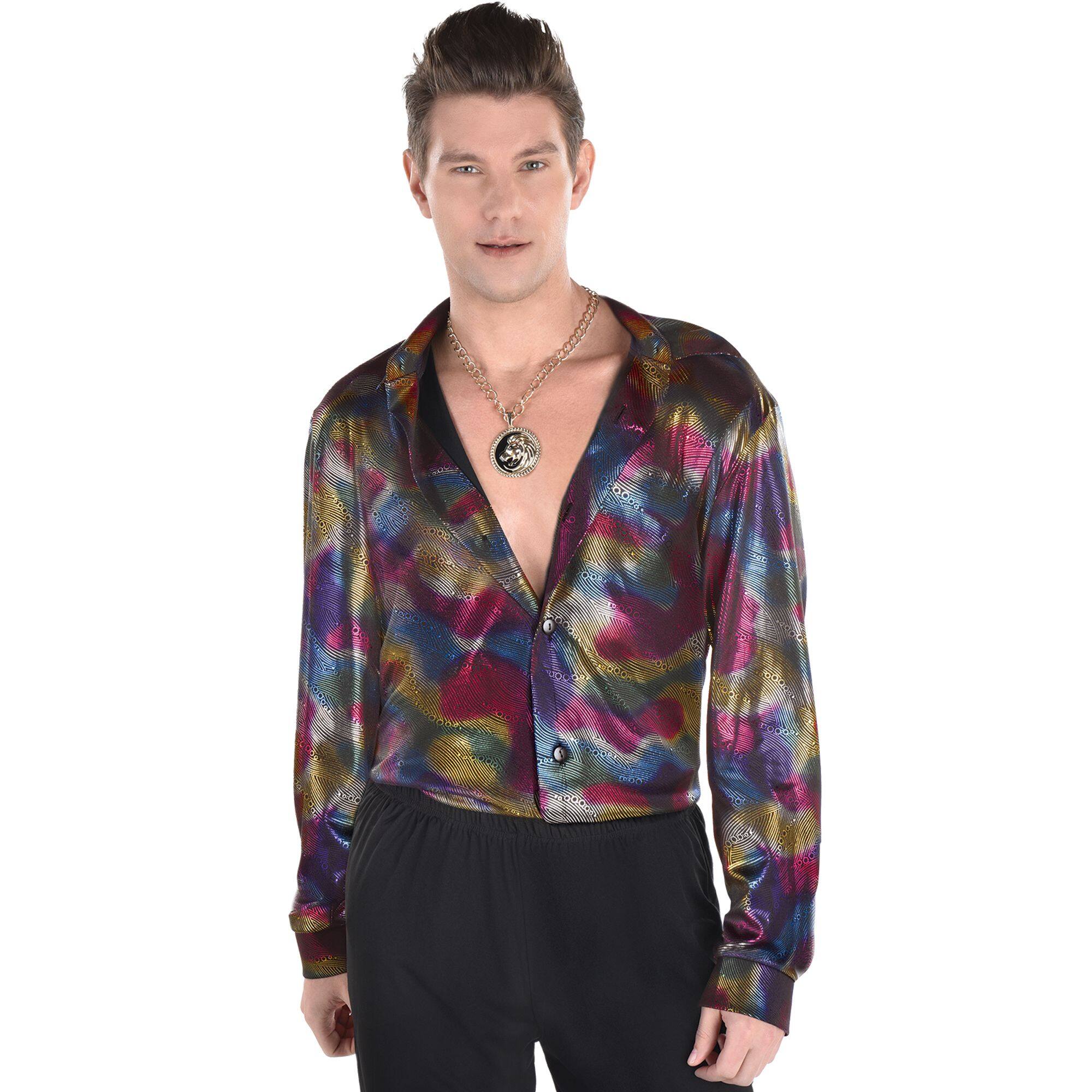 Men's Disco Shirt, Assorted Sizes