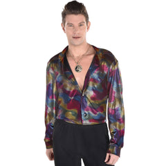 Men's Disco Shirt, Assorted Sizes