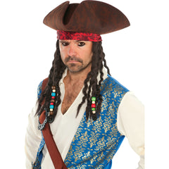 Pirates of the Caribbean Party Hat with Braids