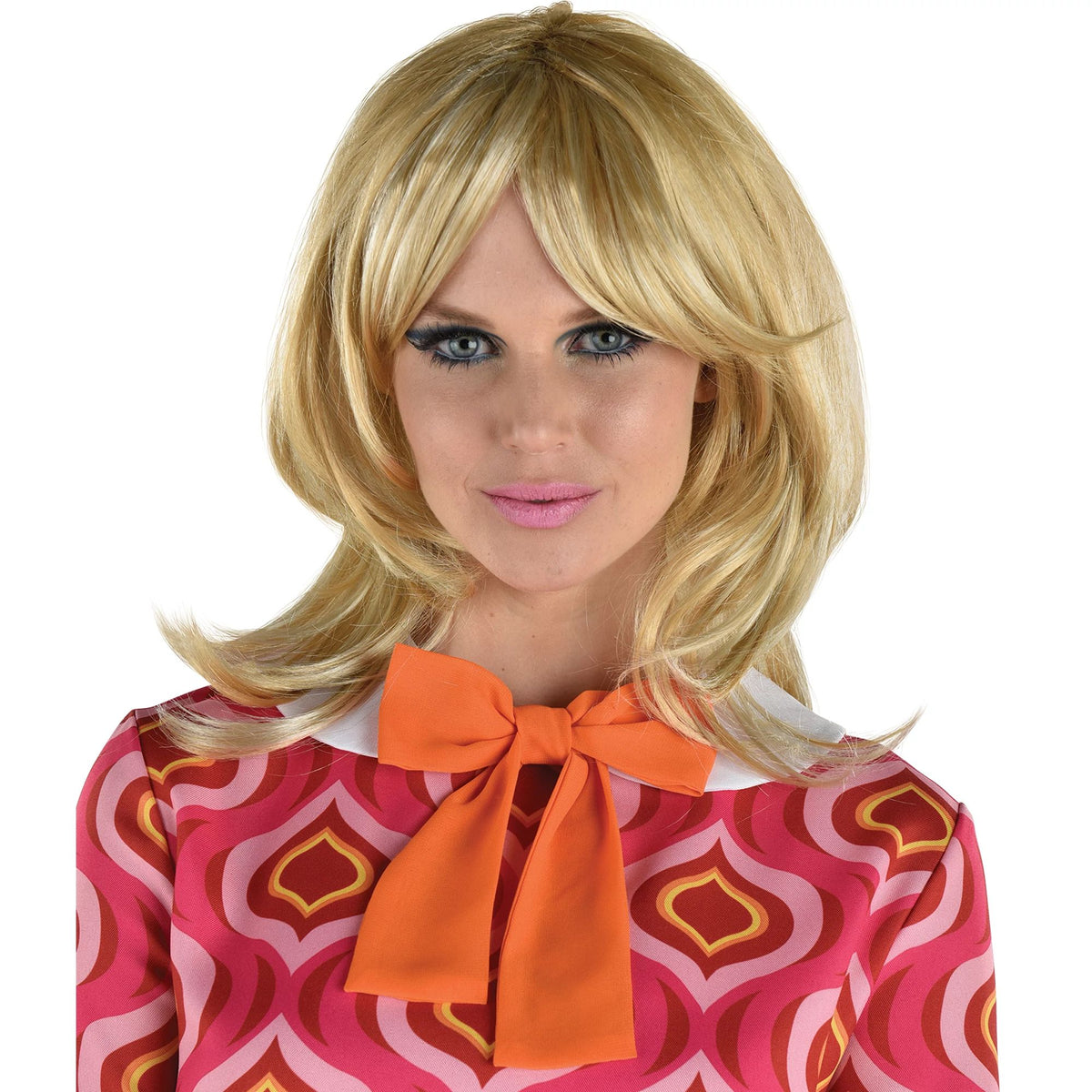 Feathered Wig, Blonde, One Size