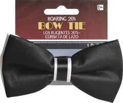 1920s Bow Tie, Black, One Size