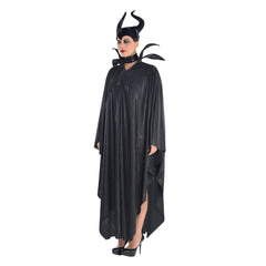 Women's Disney Sleeping Beauty Maleficent Black Dress with Headband, Assorted Sizes