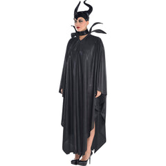 Women's Disney Sleeping Beauty Maleficent Black Dress with Headband, Assorted Sizes