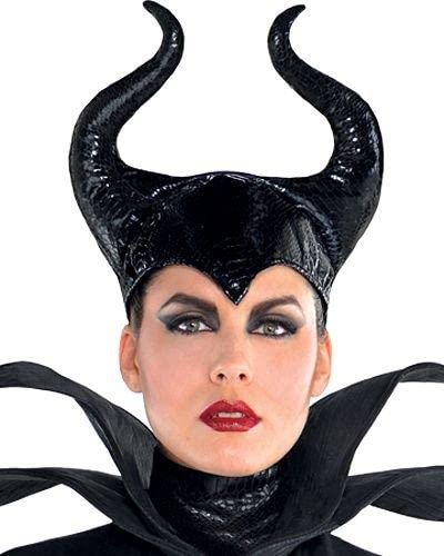 Women's Disney Sleeping Beauty Maleficent Black Dress with Headband, Assorted Sizes
