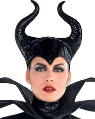 Women's Disney Sleeping Beauty Maleficent Black Dress with Headband, Assorted Sizes
