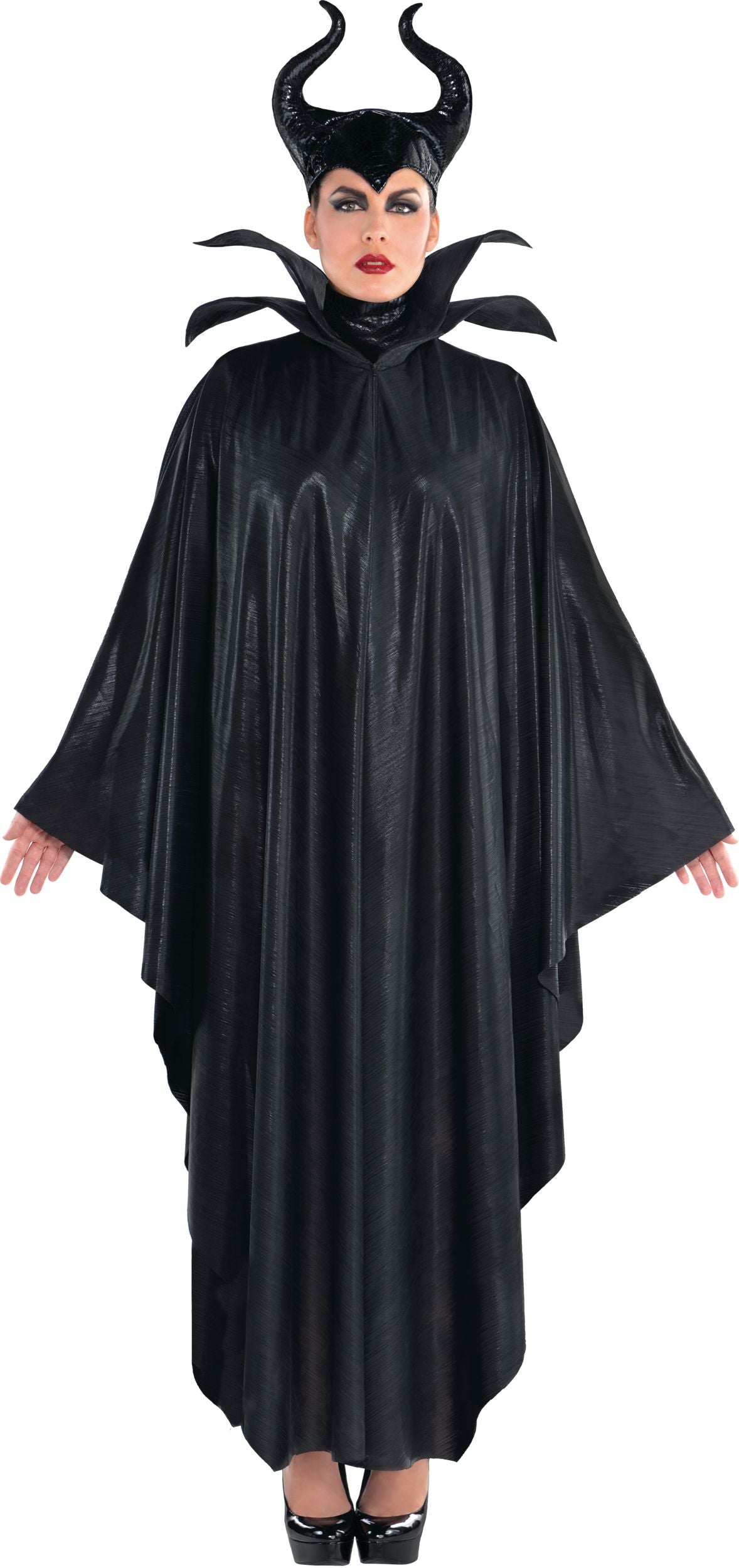 Women's Disney Sleeping Beauty Maleficent Black Dress with Headband, Assorted Sizes
