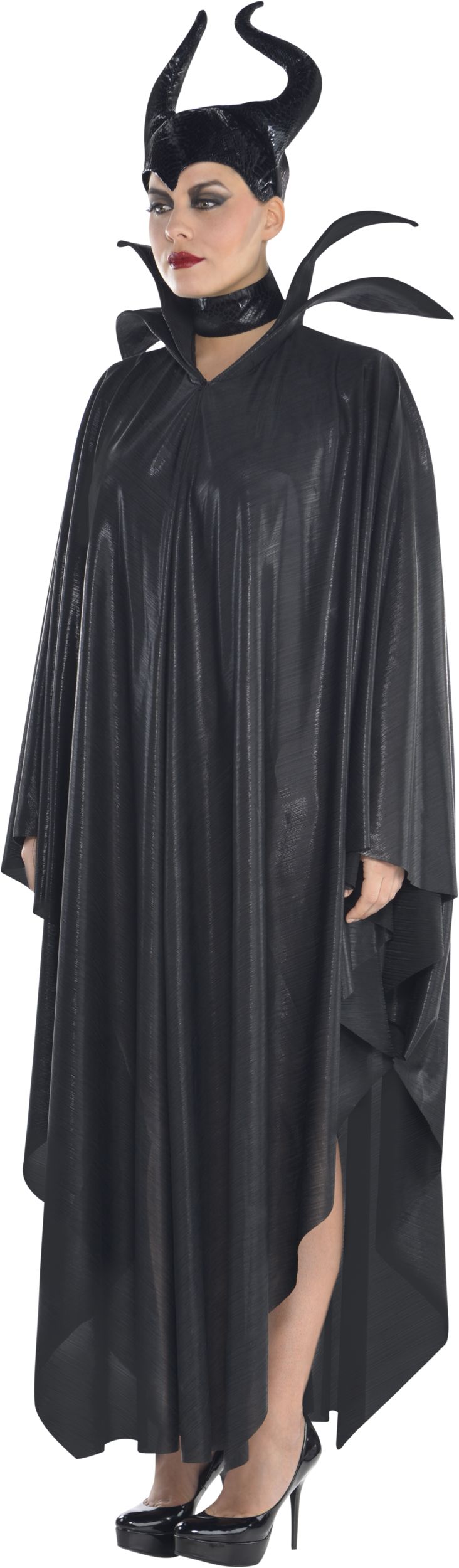 Women's Disney Sleeping Beauty Maleficent Black Dress with Headband, Assorted Sizes