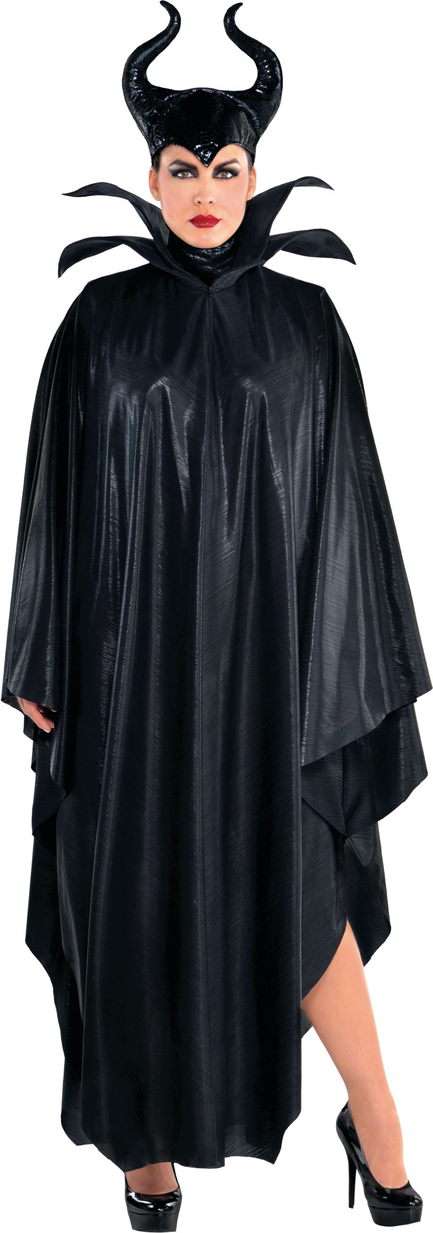 Women's Disney Sleeping Beauty Maleficent Black Dress with Headband, Assorted Sizes