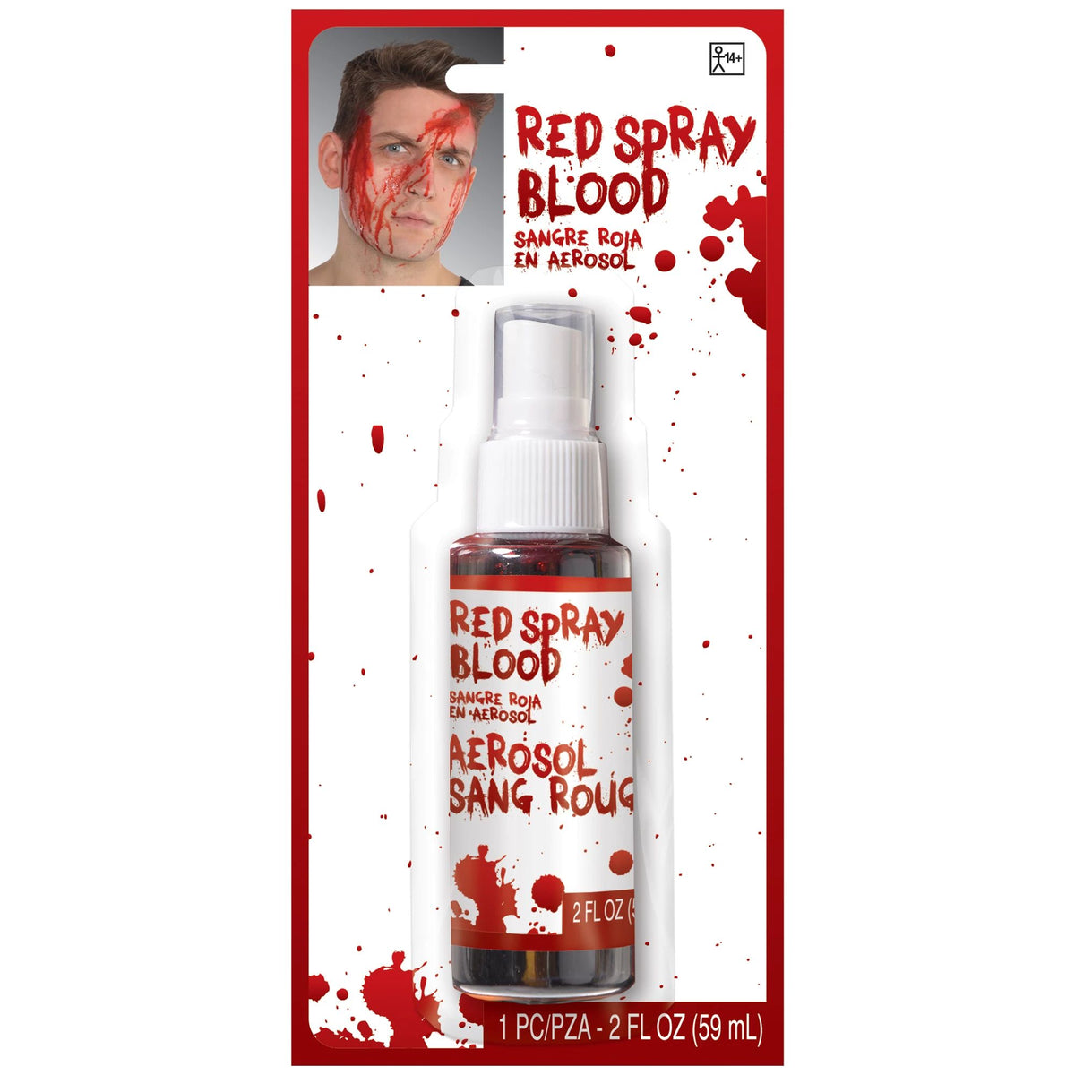 Fake Blood Spray, Red, 2-oz
