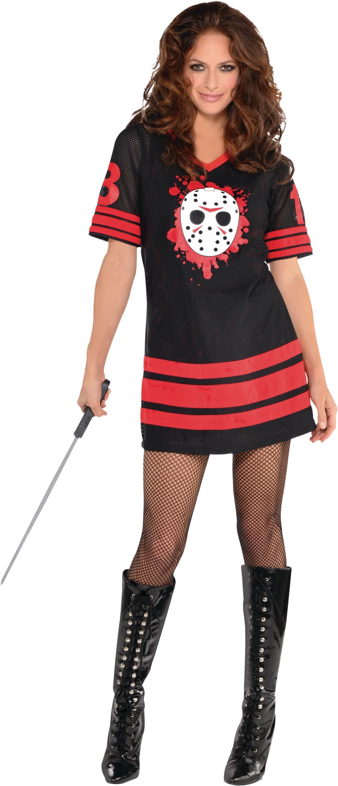 Women's Friday the 13th Miss Voorhees Jersey Dress, Assorted Sizes