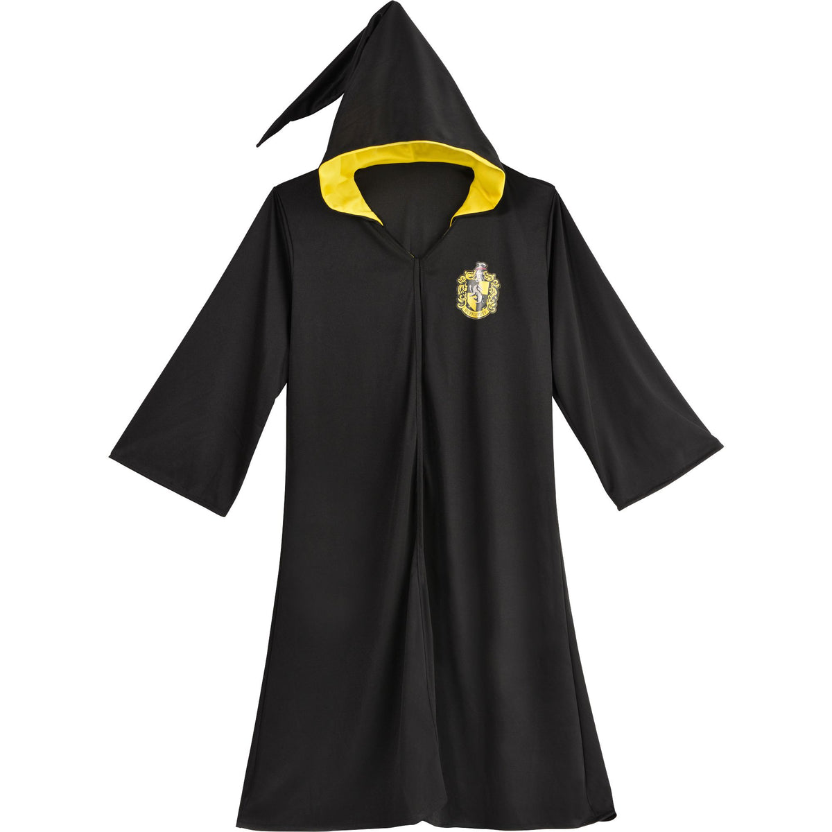 Kids' Harry Potter Hufflepuff Robe, Yellow/Black, Assorted Sizes