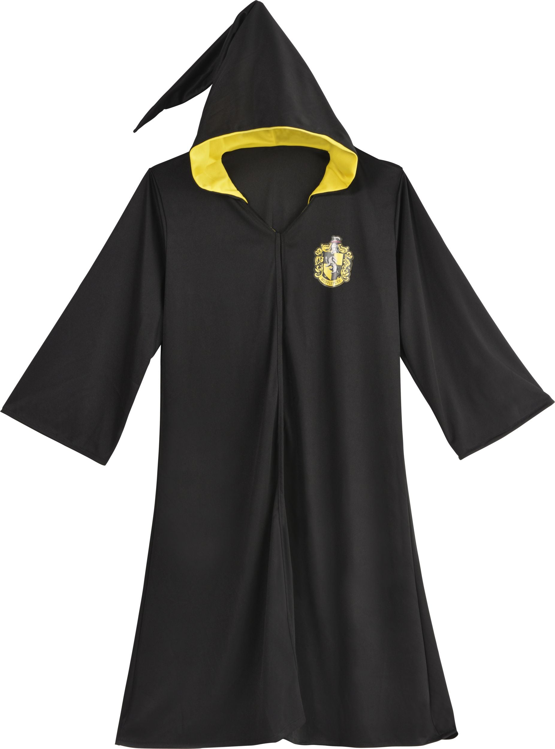 Kids' Harry Potter Hufflepuff Robe, Yellow/Black, Assorted Sizes