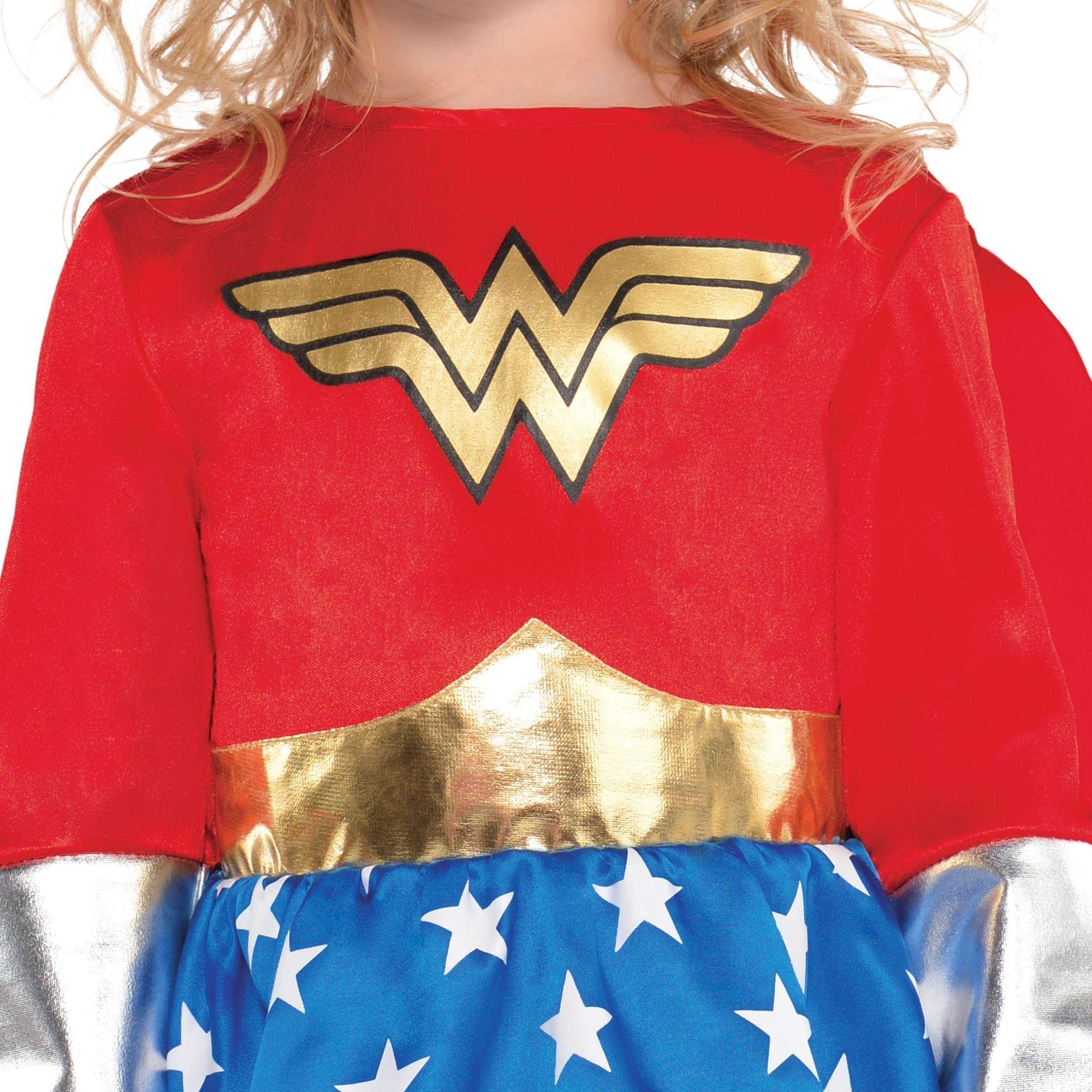 Infant DC Wonder Woman Diana Prince Red/Blue Dress, Assorted Sizes