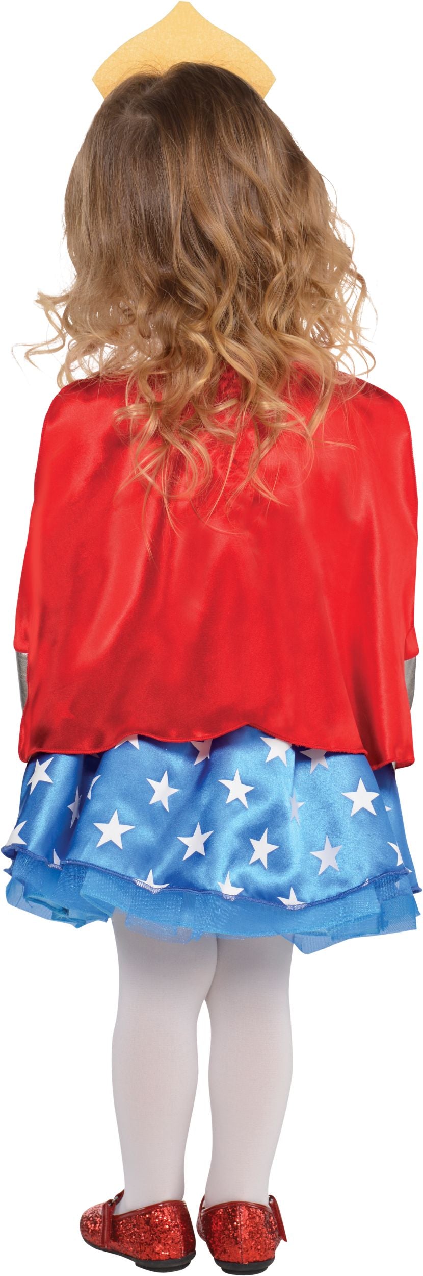 Infant DC Wonder Woman Diana Prince Red/Blue Dress, Assorted Sizes
