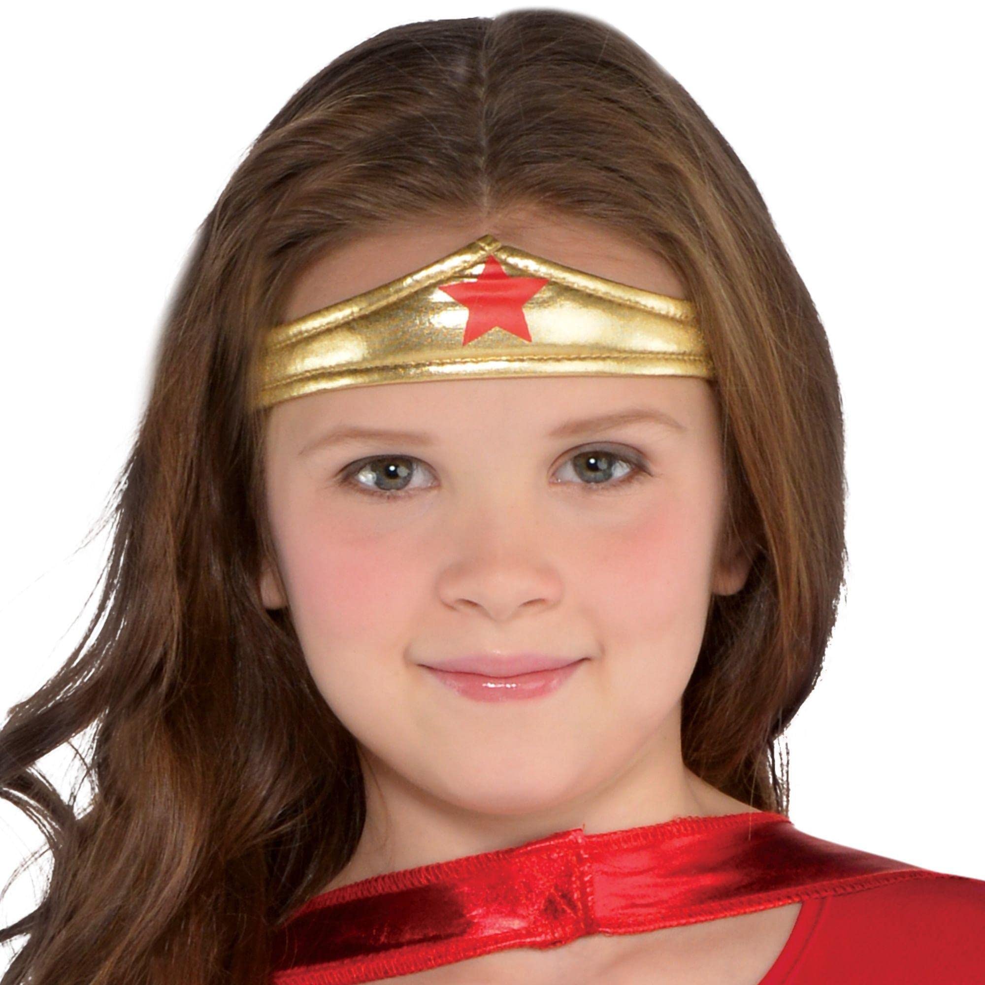 Kids' Wonder Woman Dress Costume with Accessories, Assorted Sizes