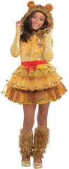 Kids' Wizard of Oz Cowardly Lion Costume, Dress, Hood, Leg Warmers, Assorted Sizes