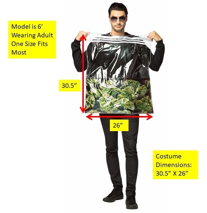 Hilarious Bag of Weed Costume Accessory for Men