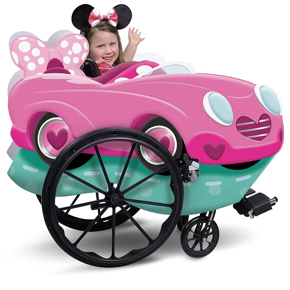 Adaptive Pink Minnie Wheelchair Cover Costume Accessory