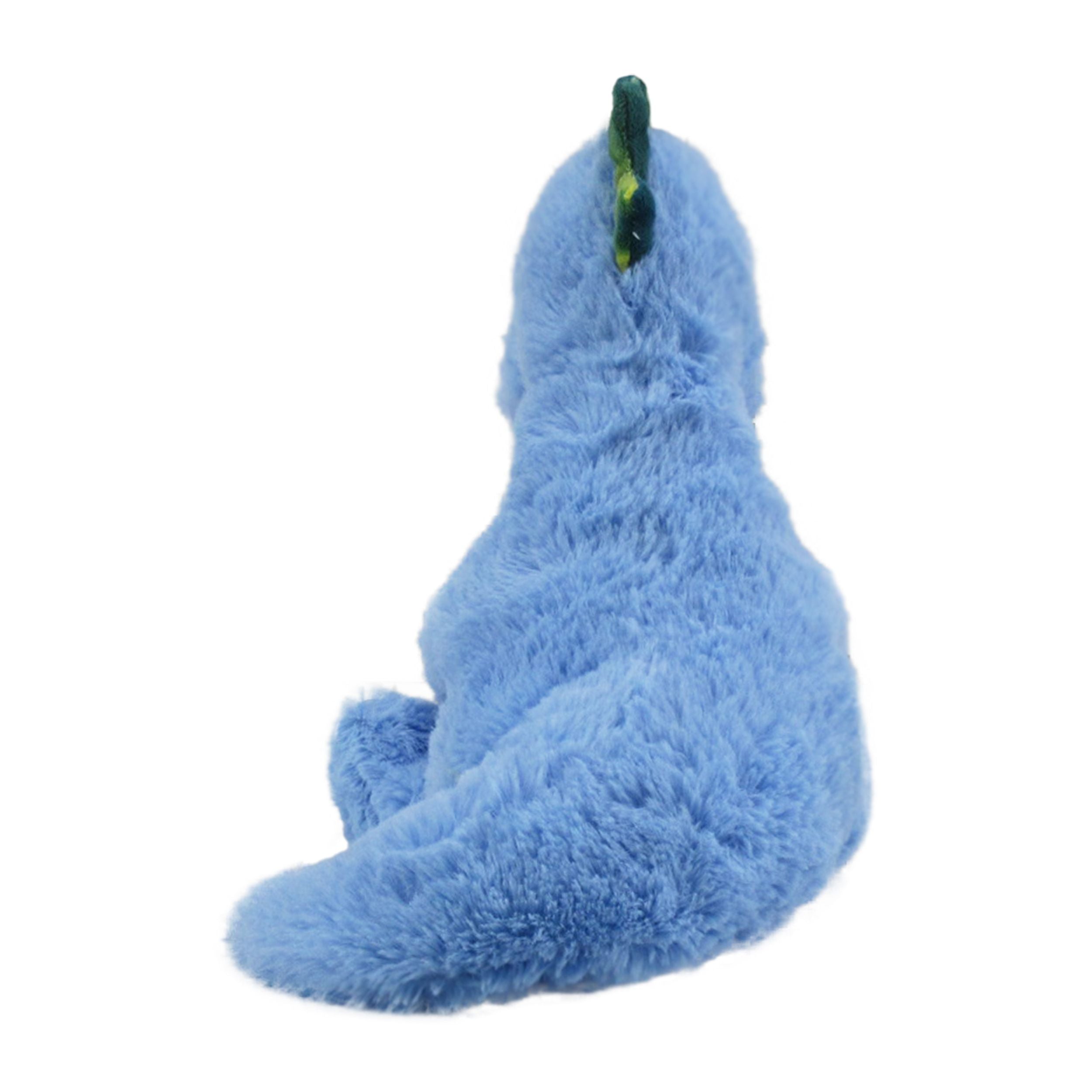 Valentine's Day Blue Dinosaur Plush, 9 inch