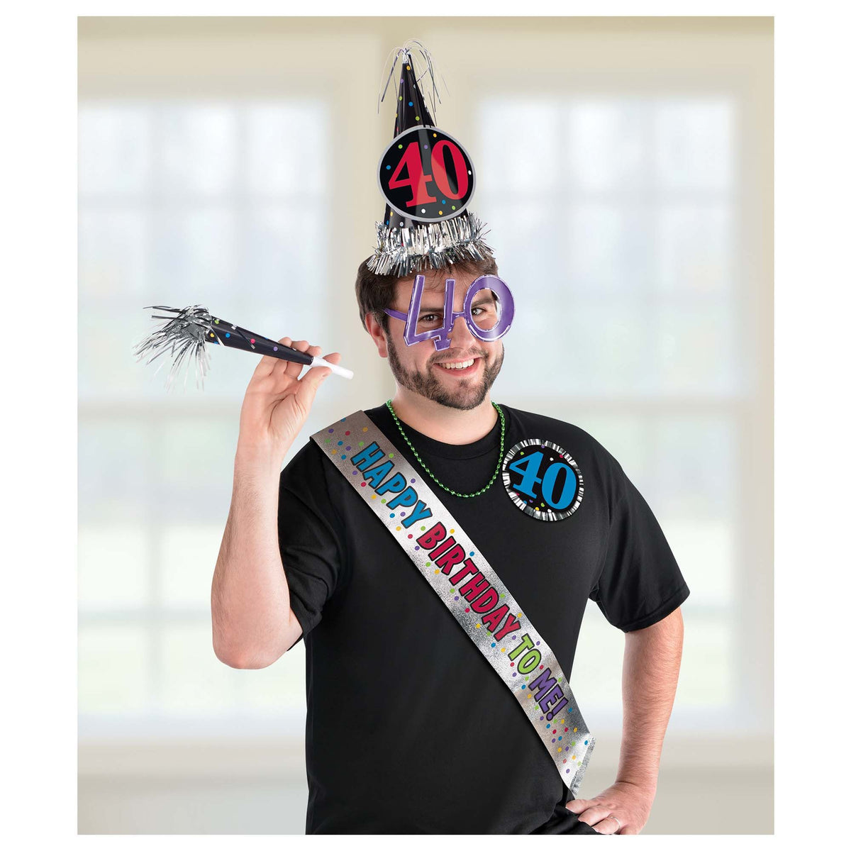 40th Birthday Accessory Kit, 6-pc