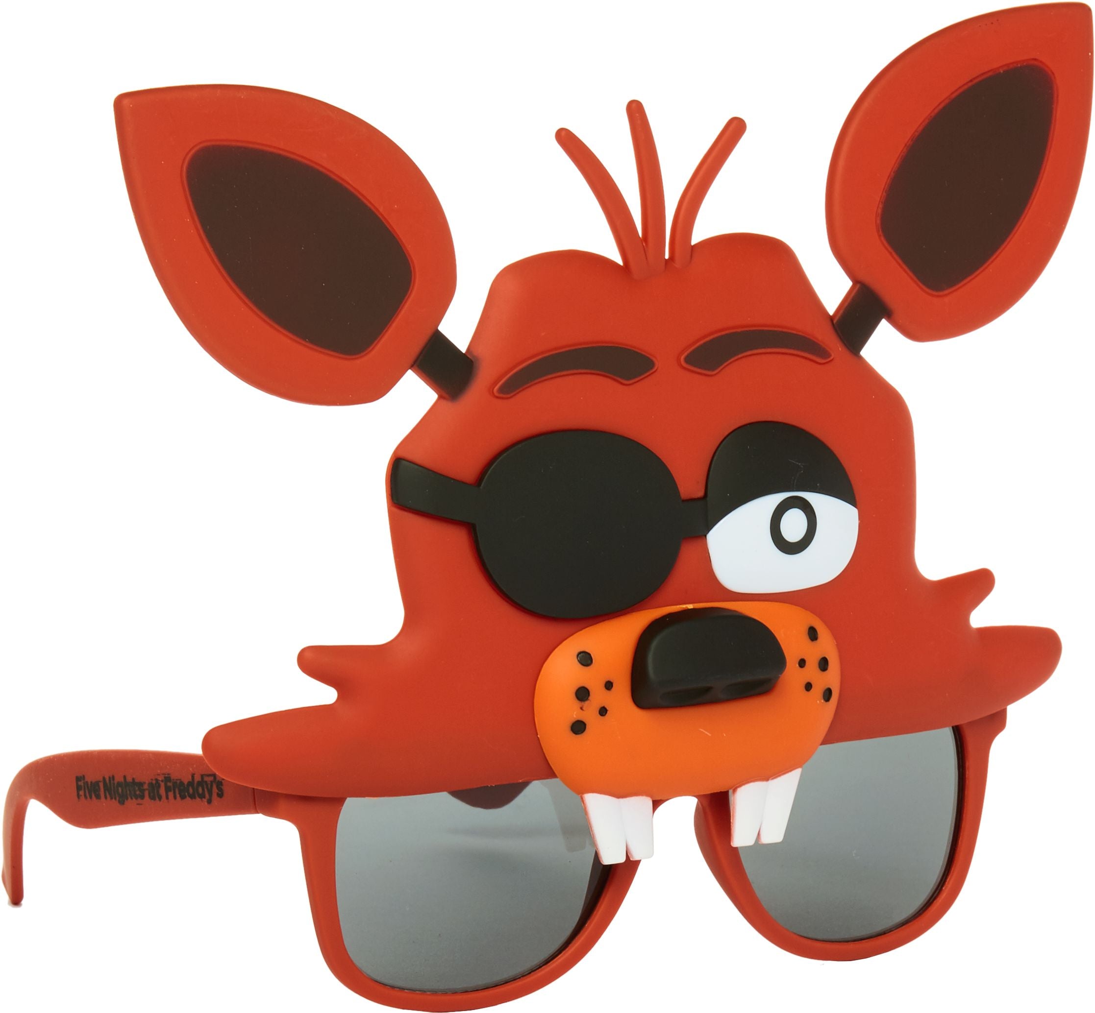 Kids Five Nights at Freddy's Foxy Wearable Sunglasses, Red, One Size