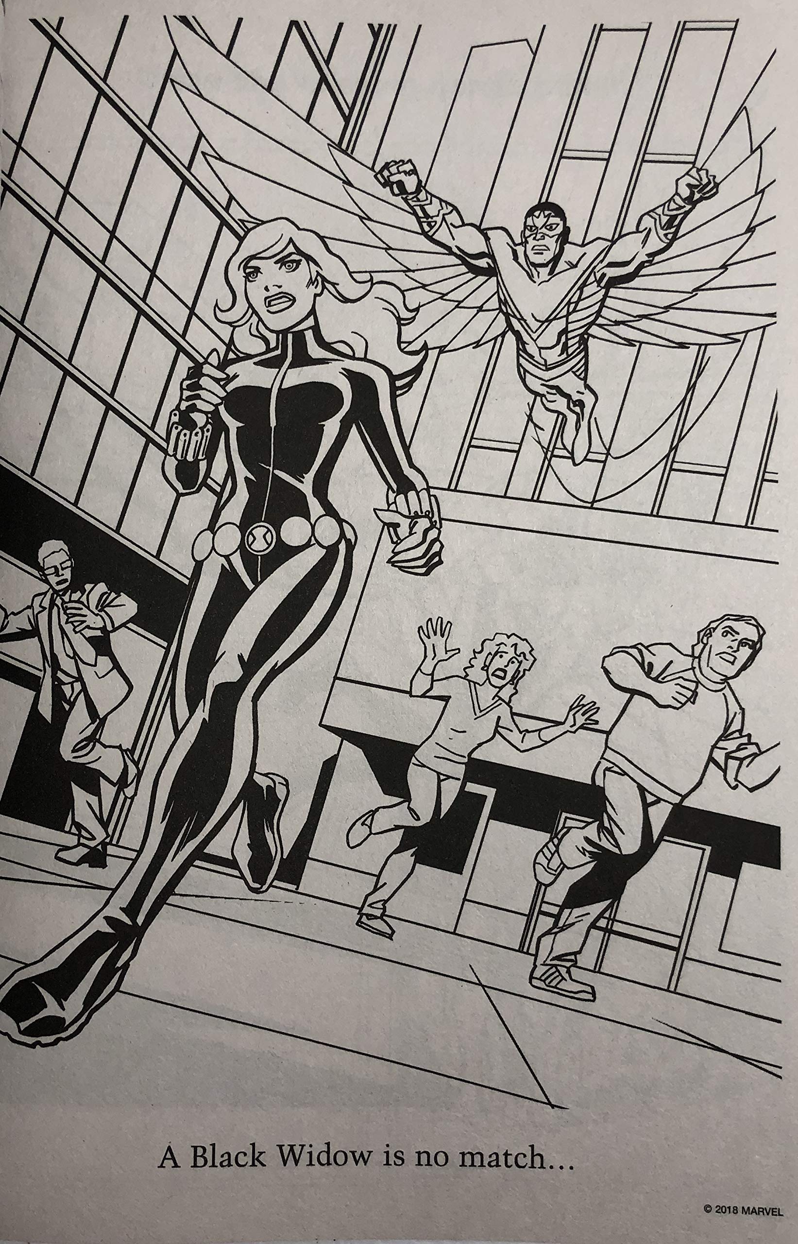 Marvel Avengers Coloring & Activity Book, 32 Pages