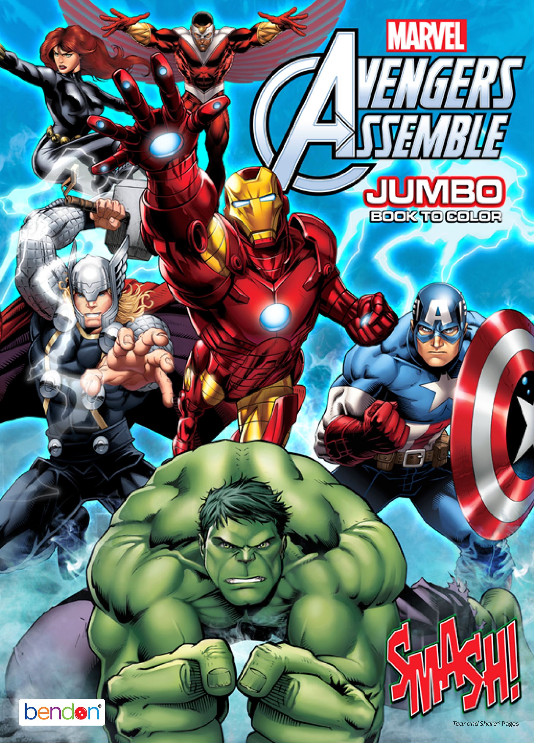 Marvel Avengers Coloring & Activity Book, 32 Pages