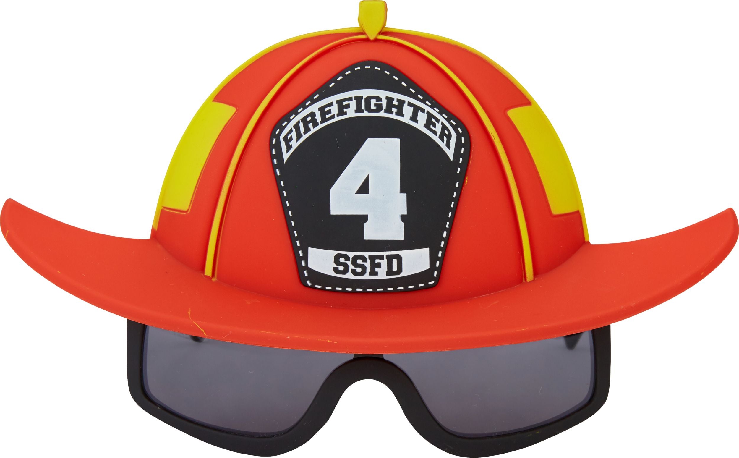 Kids Firefighter Wearable Sunglasses, Red, One Size