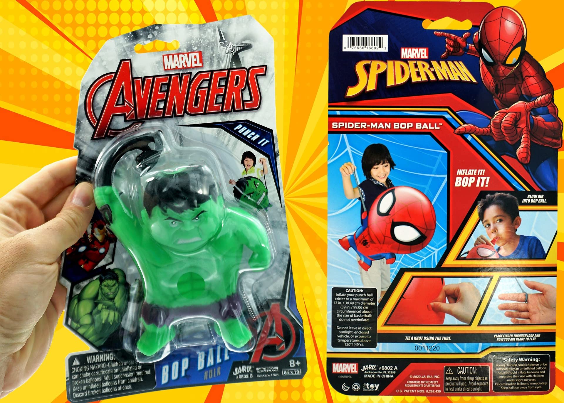 Marvel Spider-Man Bop Ball Toy