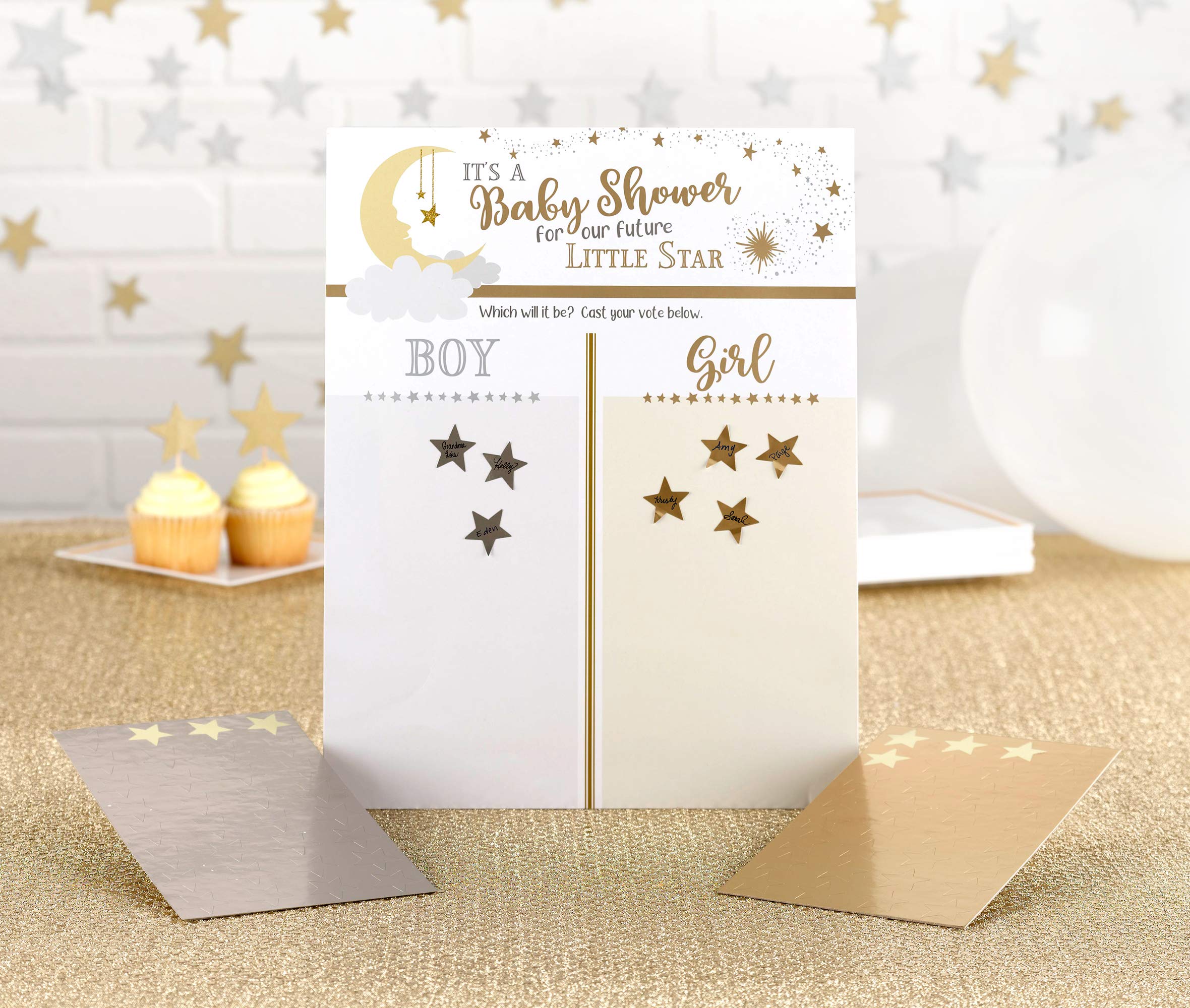 Twinkle Theme Gender Reveal Voting Board
