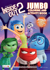 Inside Out 2 Jumbo Coloring Book
