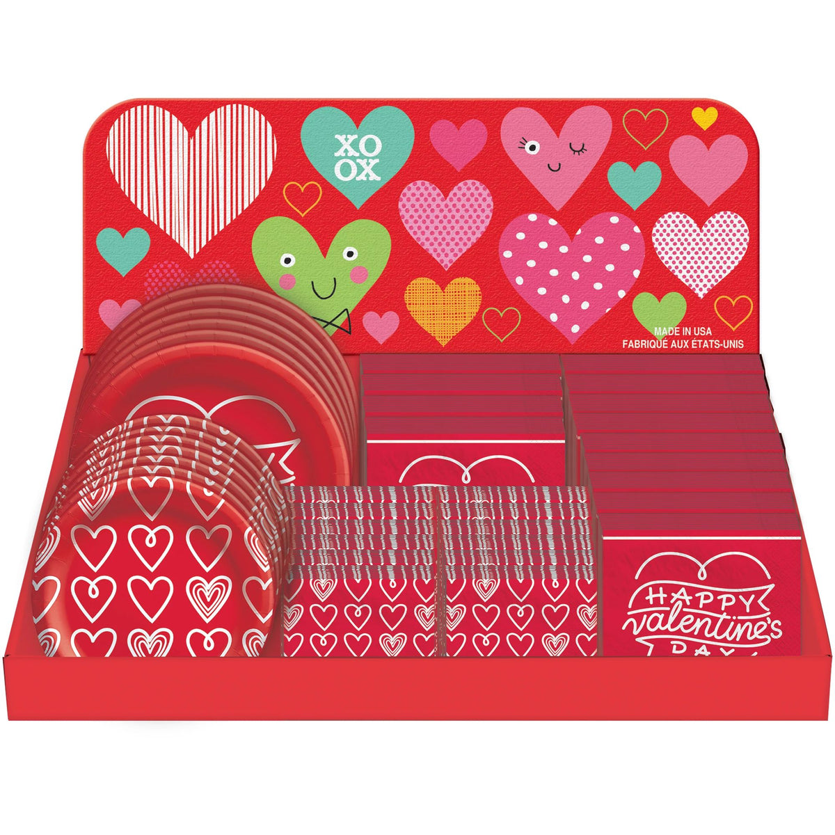 Valentine's Day Heart-Themed Tableware Set