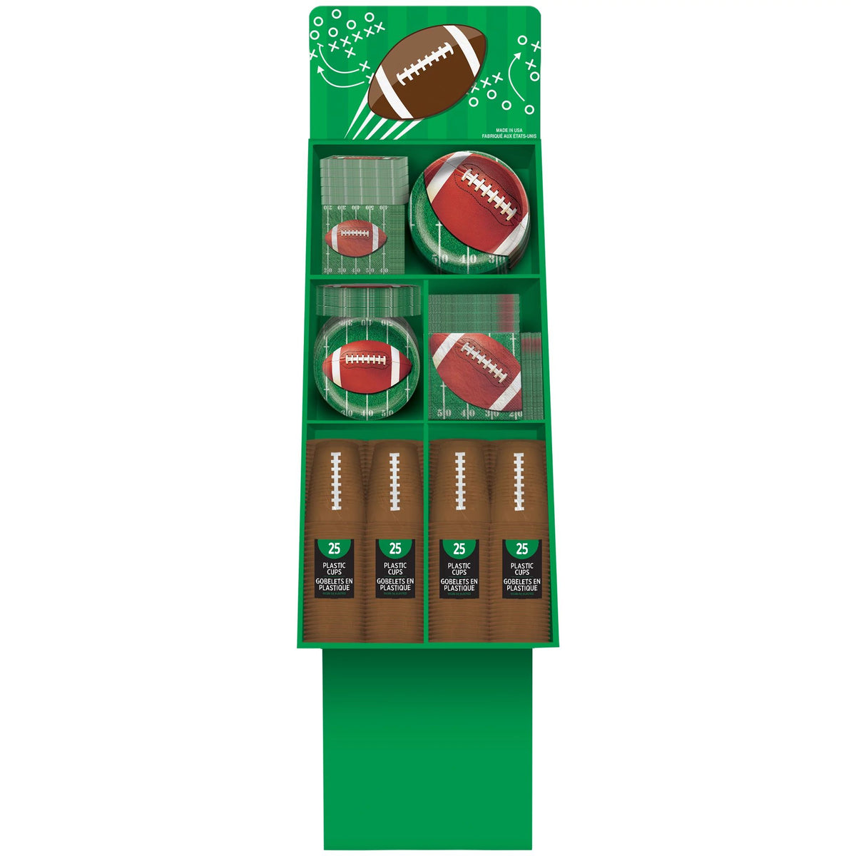 Fall Football Party Game Day Tableware Set