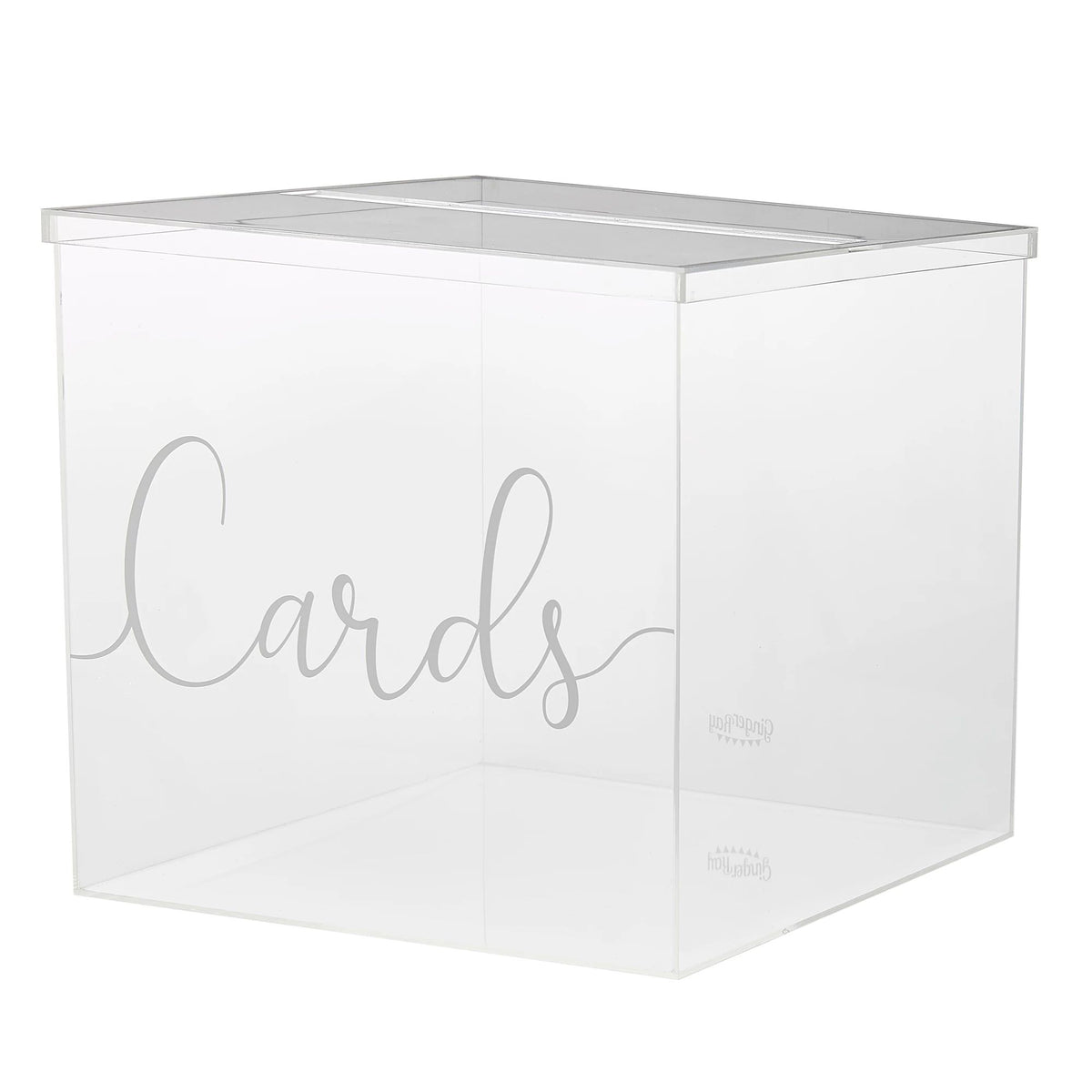 Elegant Acrylic Wedding Card Box by Ginger Ray