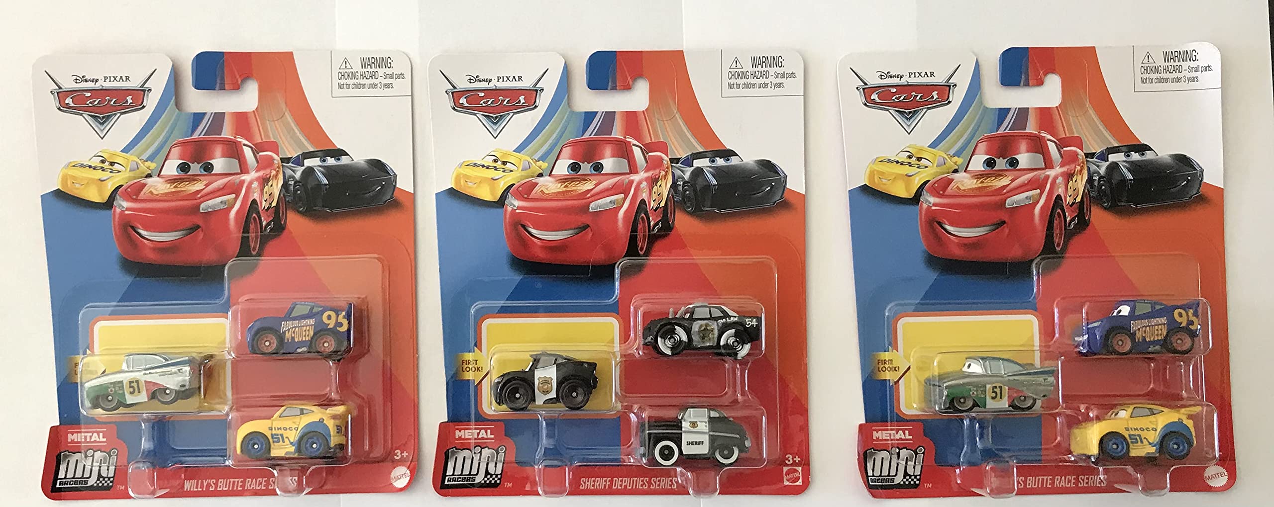 Cars Mini Toy 3-Pack Assortment