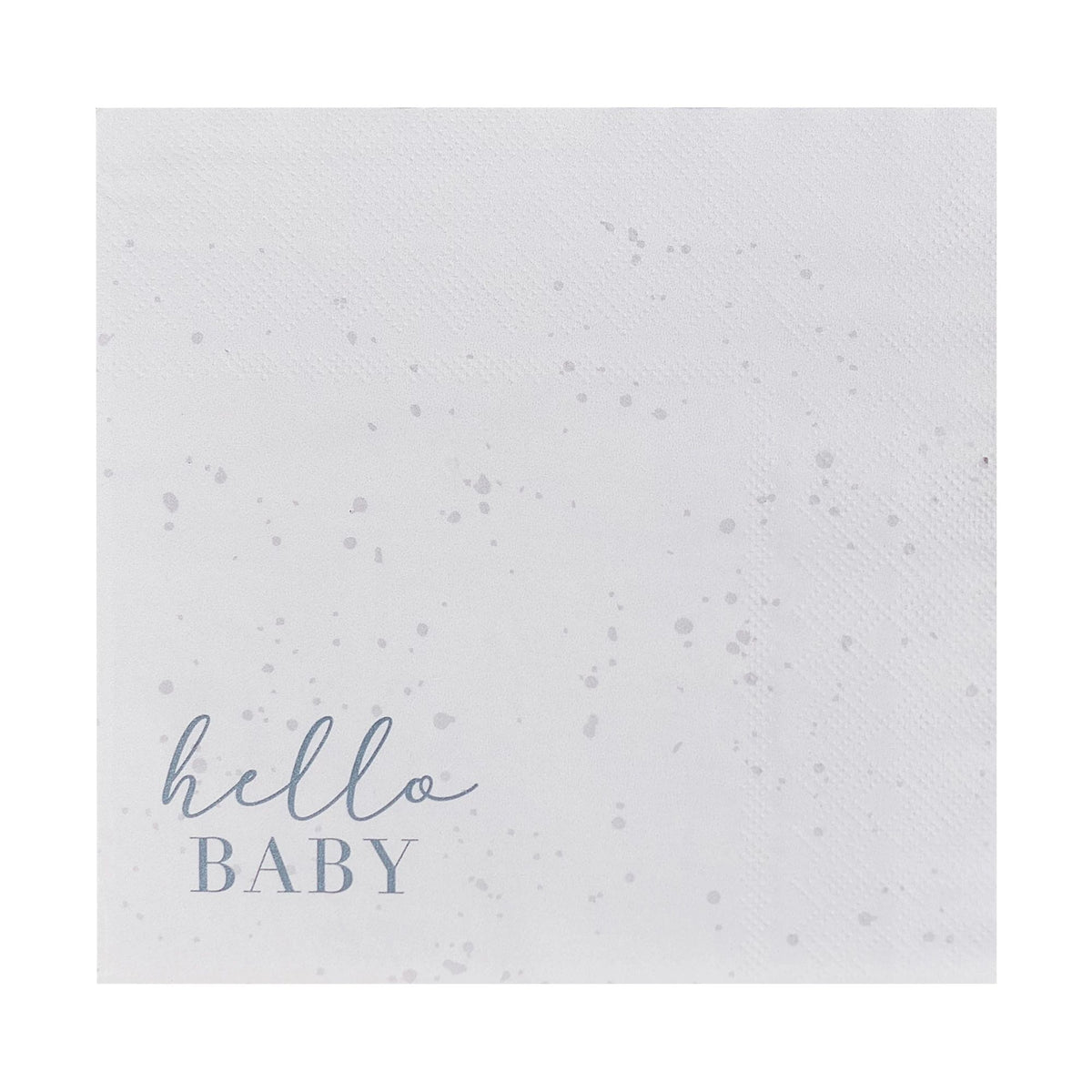 Ginger Ray Hello Baby Printed Luncheon Napkins, 16-pk