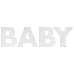 Baby Grazing Letter Board, White, 12-inch