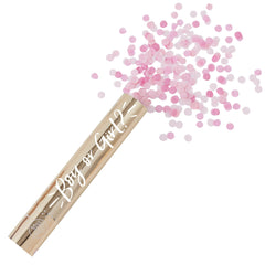 Pink Confetti Gender Reveal Cannon