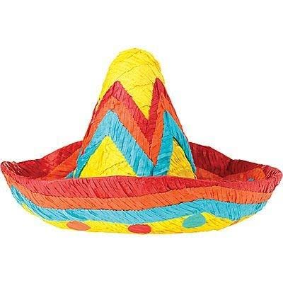 Colorful Sombrero Pinata Party Accessory