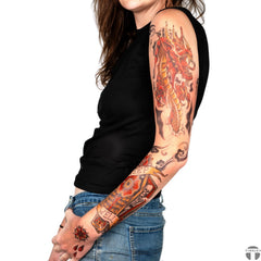 Red Dragon Tattoo Sleeve Set - 2 Pack