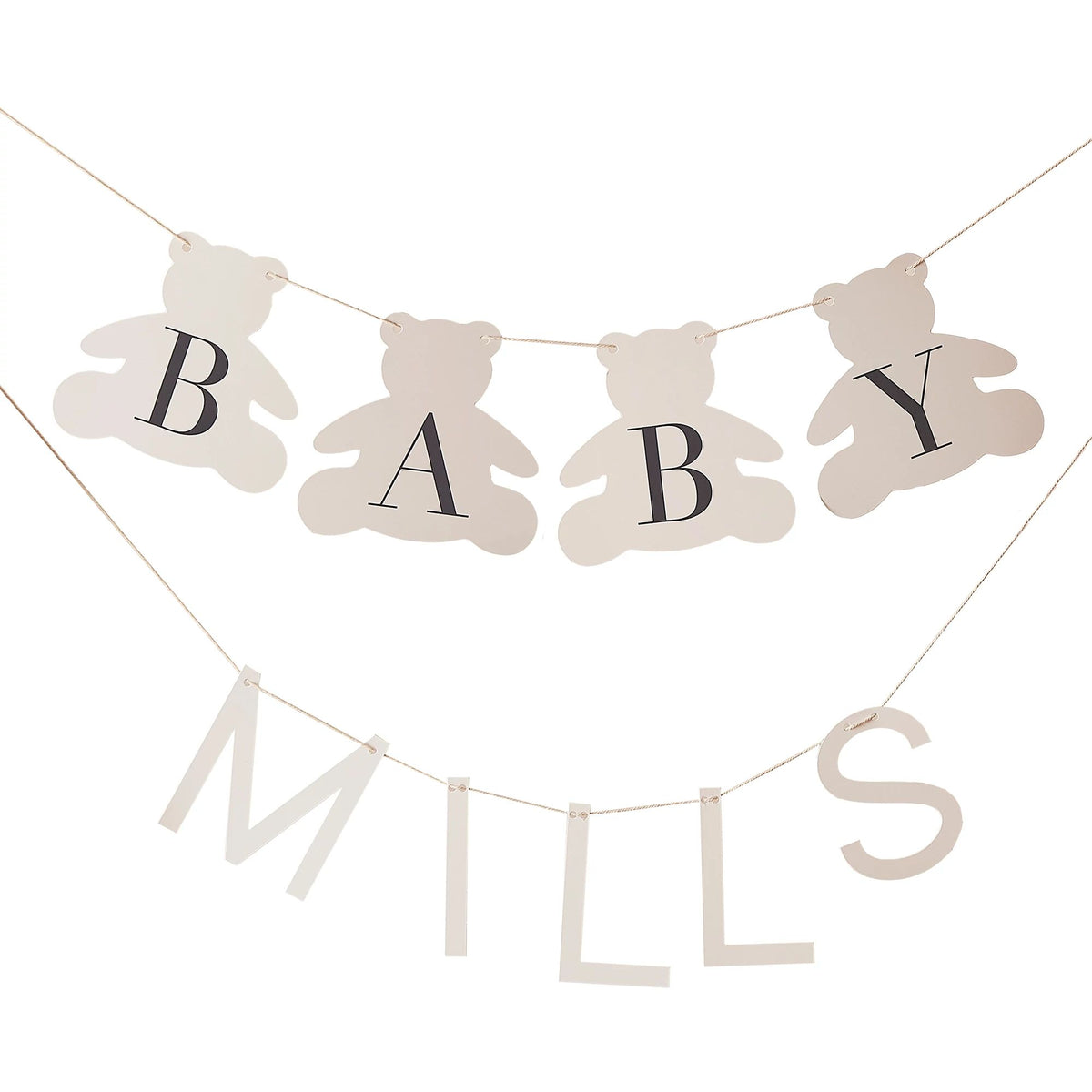 Personalized Teddy Bear Baby Shower Banner